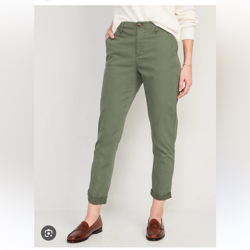 Old Navy OG chino (Bundle of 2 pair) womens pants size large, blue and green